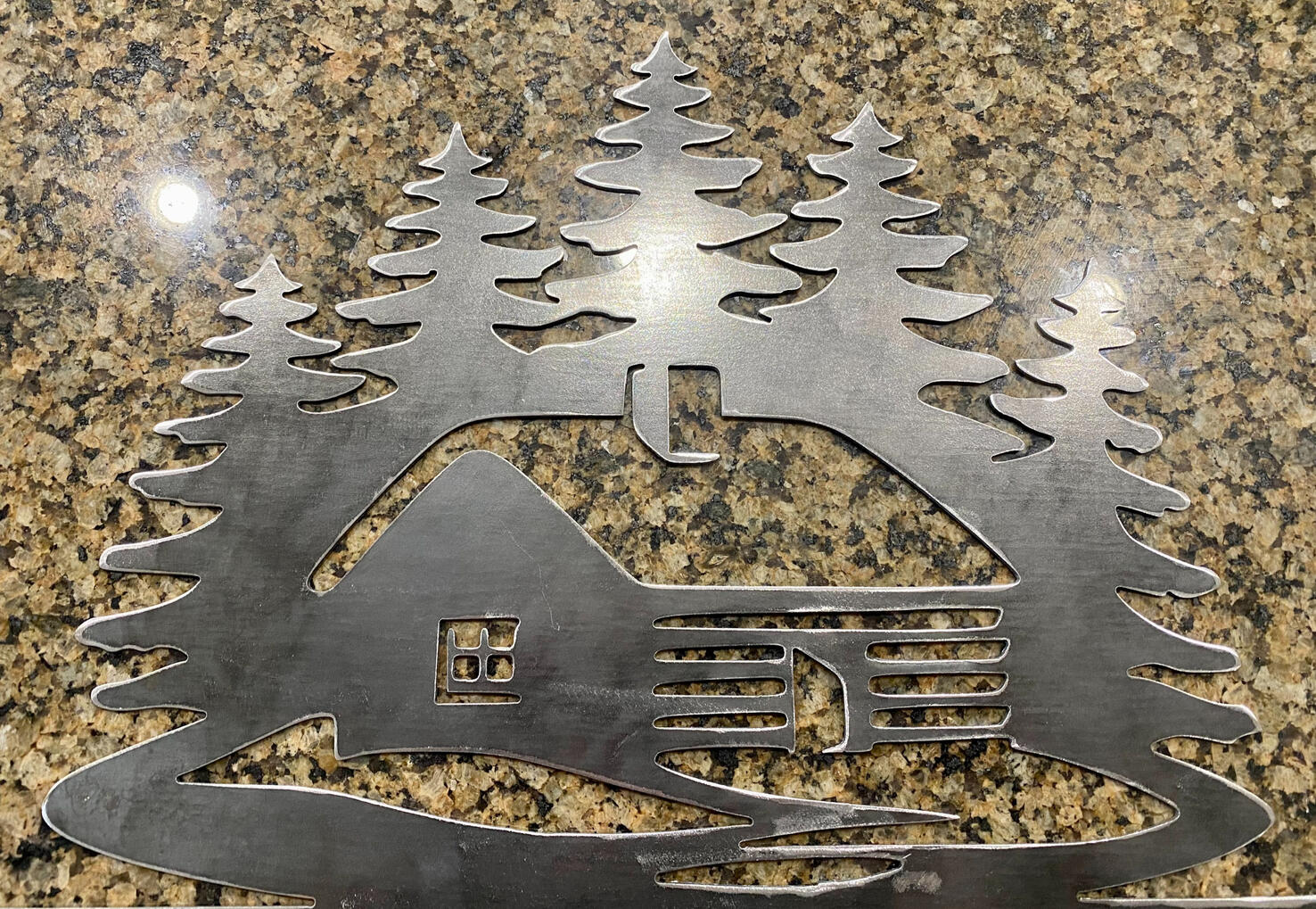 Custom cabin in the woods sign Custom cabin in the woods sign