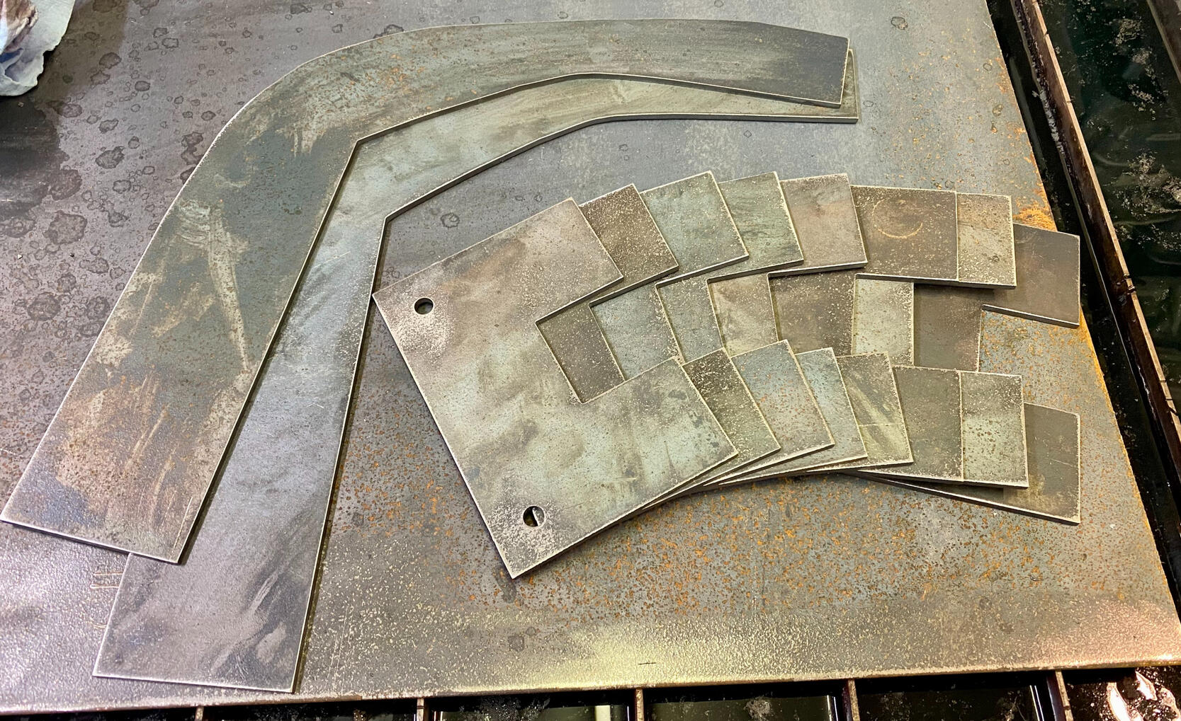 Custom truck body brackets cut and ready to install Custom truck body brackets cut and ready to install