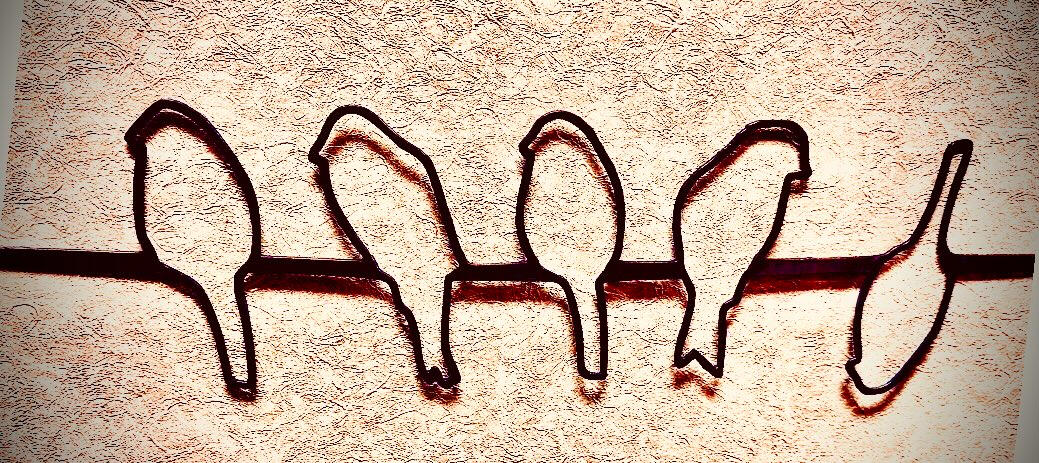 Steel Birds on a wire Steel Birds on a wire